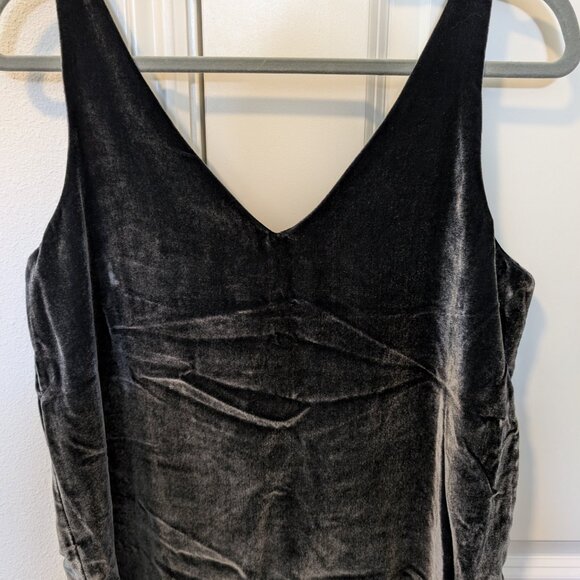 Black Velvet LOFT Tank Top (Size S) - Picture 2 of 4